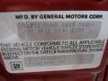 1976 Cadillac Eldorado Convertible Info Tag
