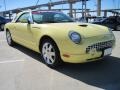 Inspiration Yellow 2002 Ford Thunderbird Premium Roadster Exterior