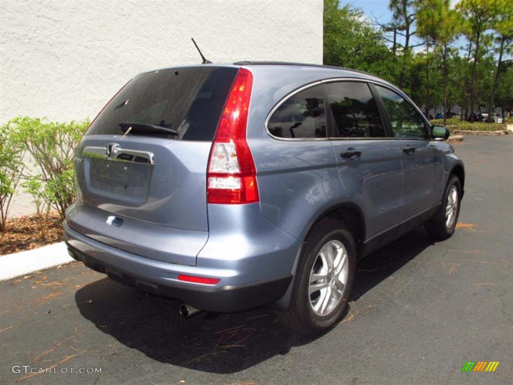 2011 CR-V EX - Glacier Blue Metallic / Gray photo #3