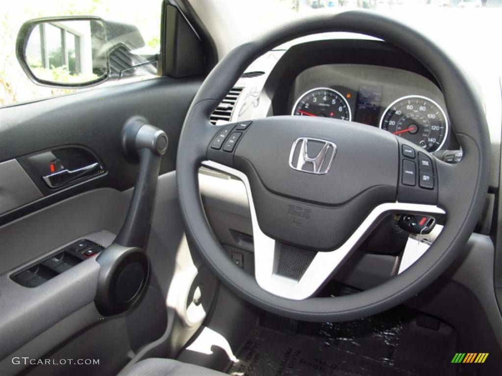 2011 Honda CR-V EX Gray Steering Wheel Photo #49421076