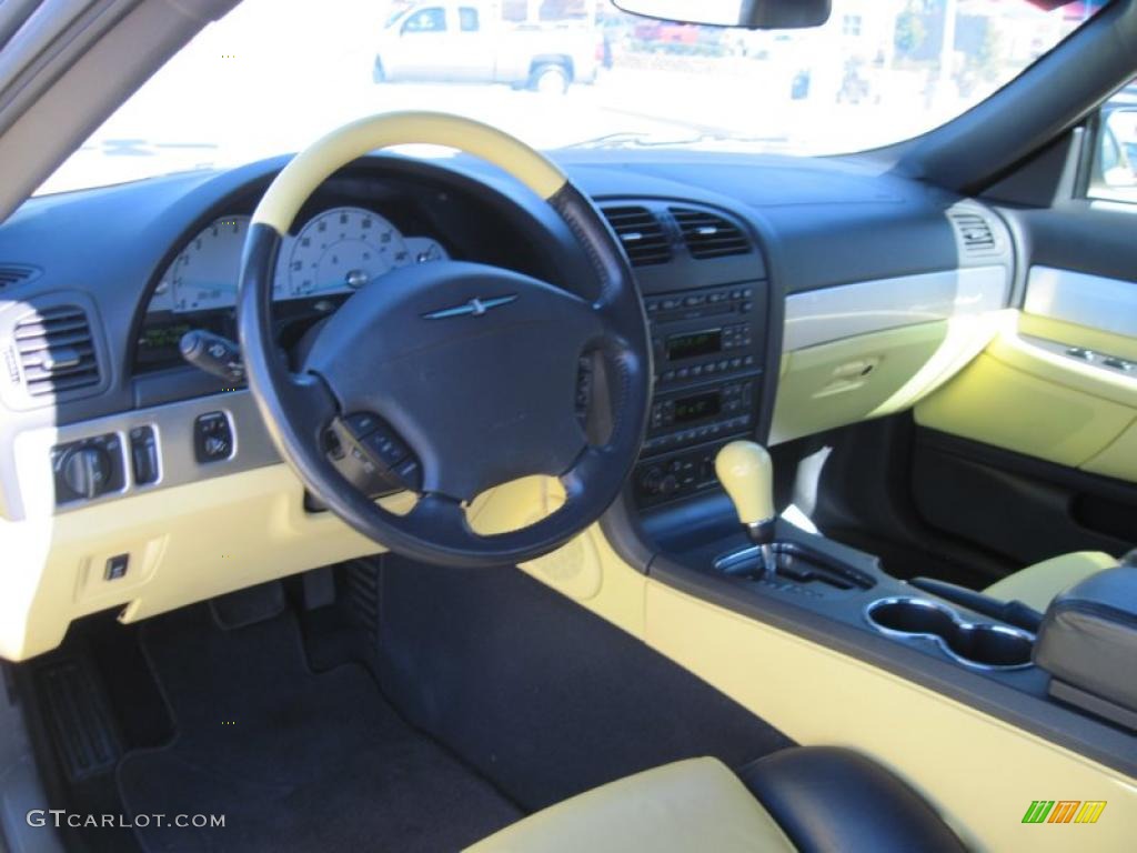 2002 Ford Thunderbird Premium Roadster Inspiration Yellow Dashboard Photo #49421155