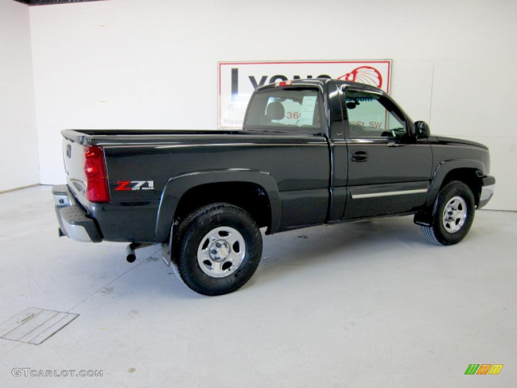 2003 Silverado 1500 Z71 Regular Cab 4x4 - Dark Gray Metallic / Dark Charcoal photo #16