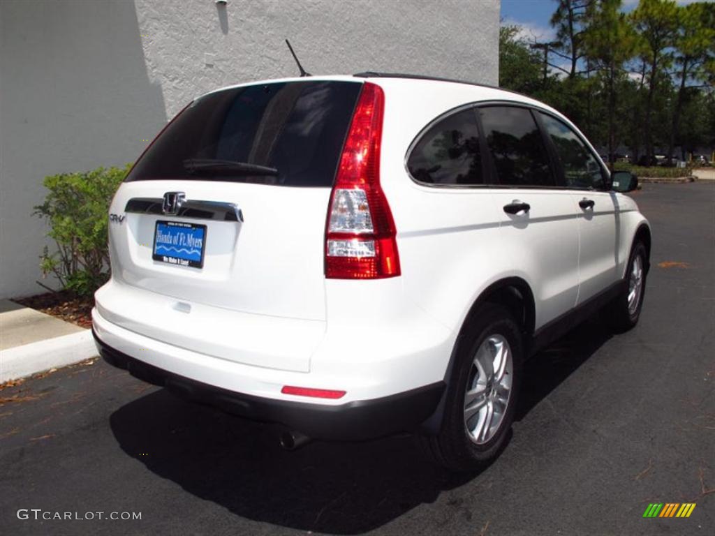 2011 CR-V EX - Taffeta White / Gray photo #3