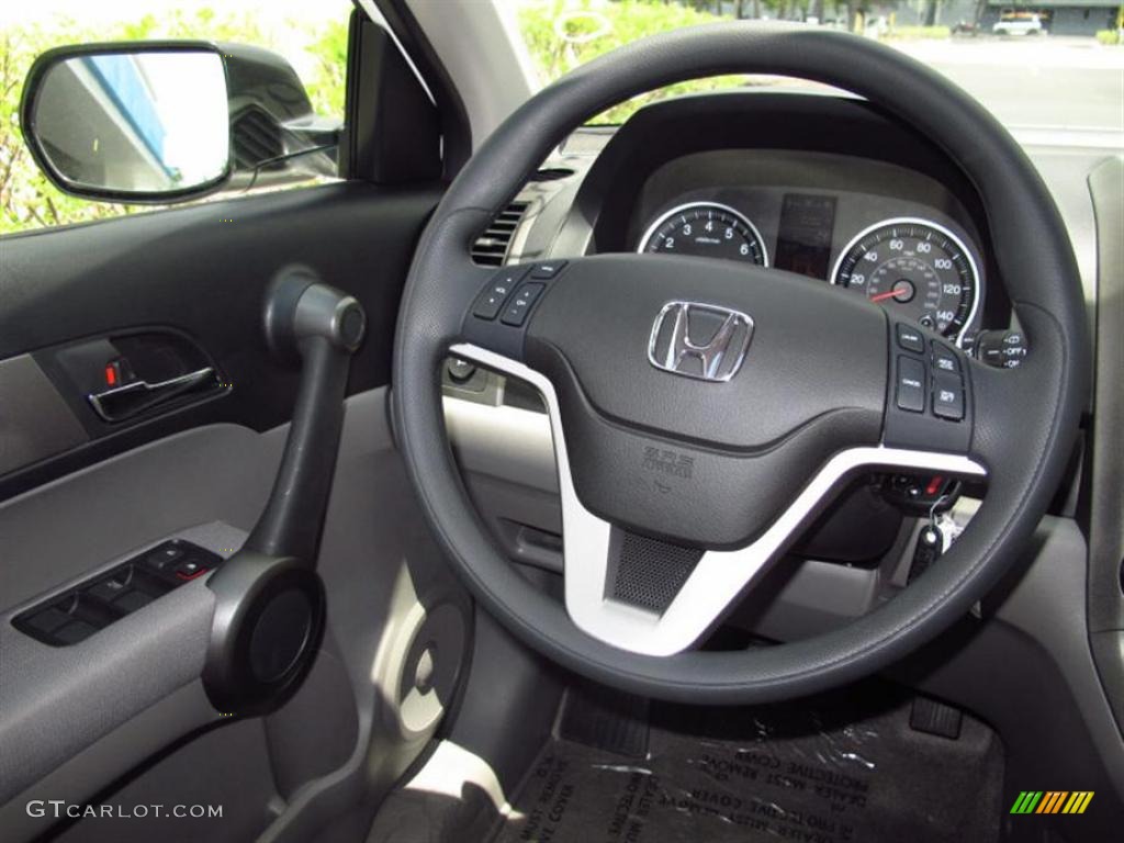 2011 Honda CR-V EX Gray Steering Wheel Photo #49421689