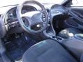 Dark Charcoal 1999 Ford Mustang V6 Convertible Interior Color
