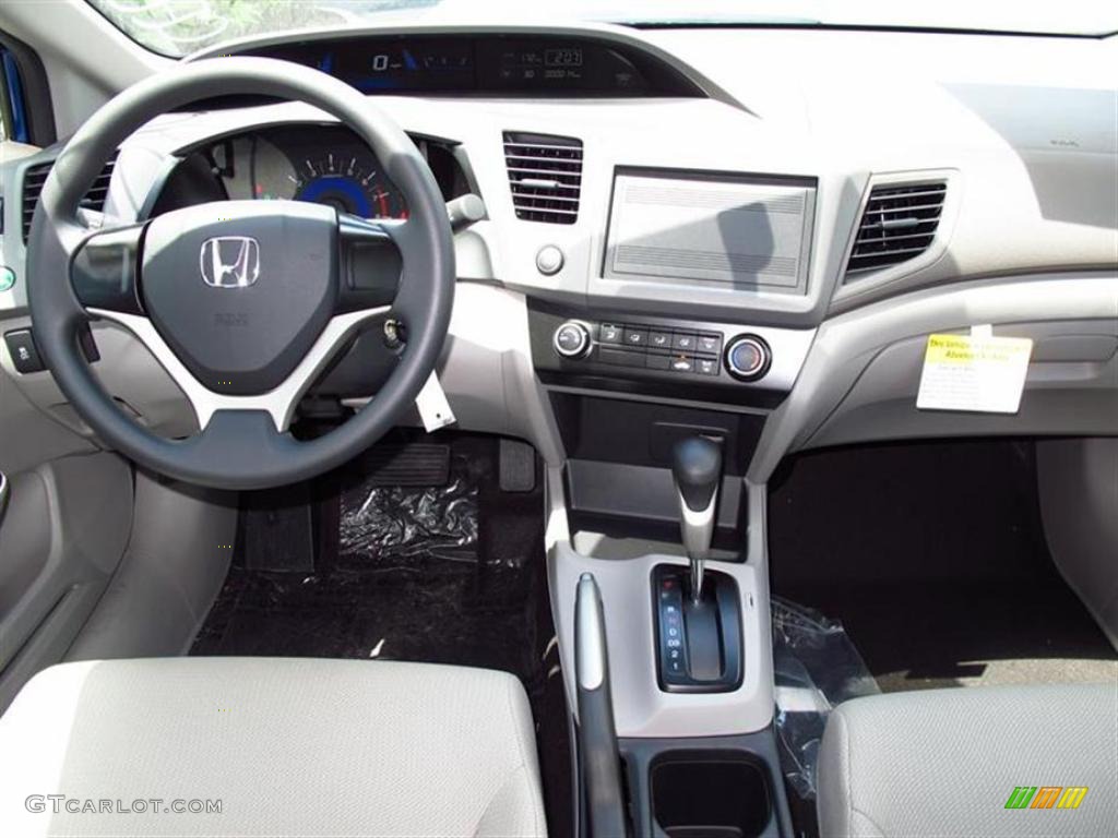 Gray Interior 2012 Honda Civic DX Sedan Photo #49422463
