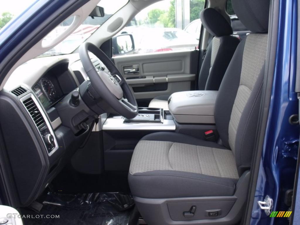2011 Ram 1500 Big Horn Crew Cab - Deep Water Blue Pearl / Dark Slate Gray/Medium Graystone photo #12