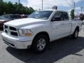 2011 Bright White Dodge Ram 1500 SLT Quad Cab  photo #3