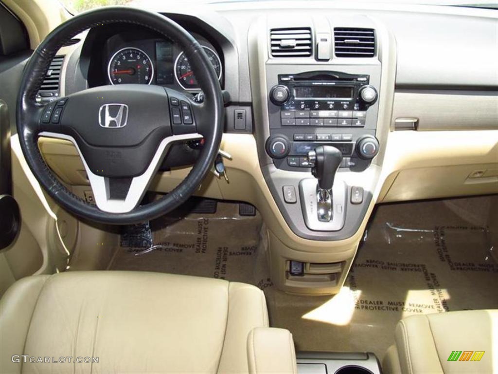2009 CR-V EX-L 4WD - Urban Titanium Metallic / Ivory photo #10