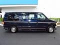 True Blue Metallic 2001 Ford E Series Van E150 Passenger Conversion Exterior