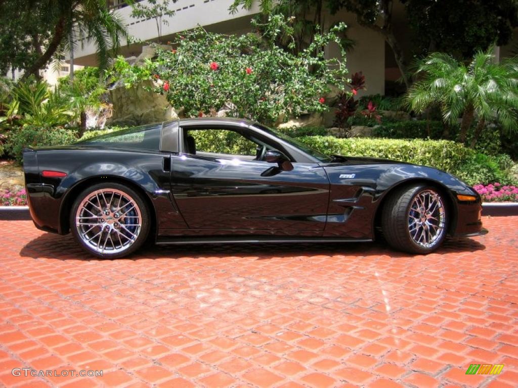 2010 Corvette ZR1 - Black / Ebony Black photo #5