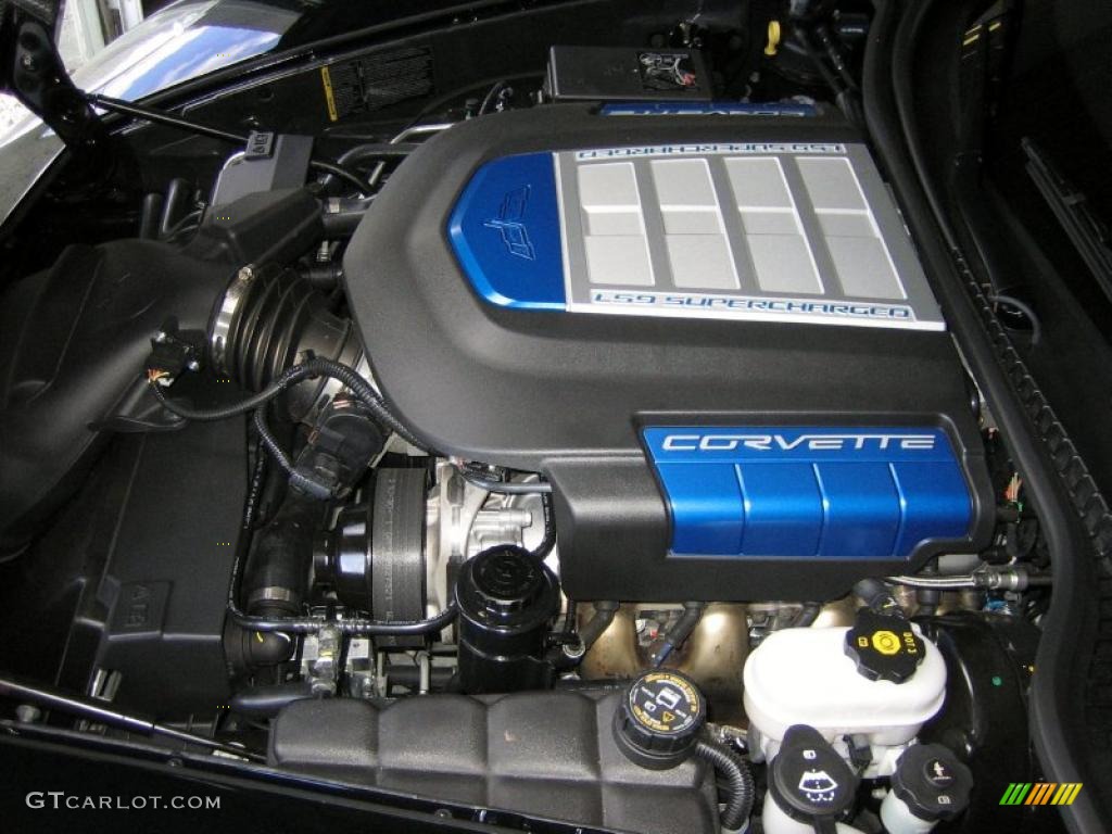 2010 Chevrolet Corvette ZR1 6.2 Liter Supercharged OHV 16-Valve LS9 V8 Engine Photo #49425211
