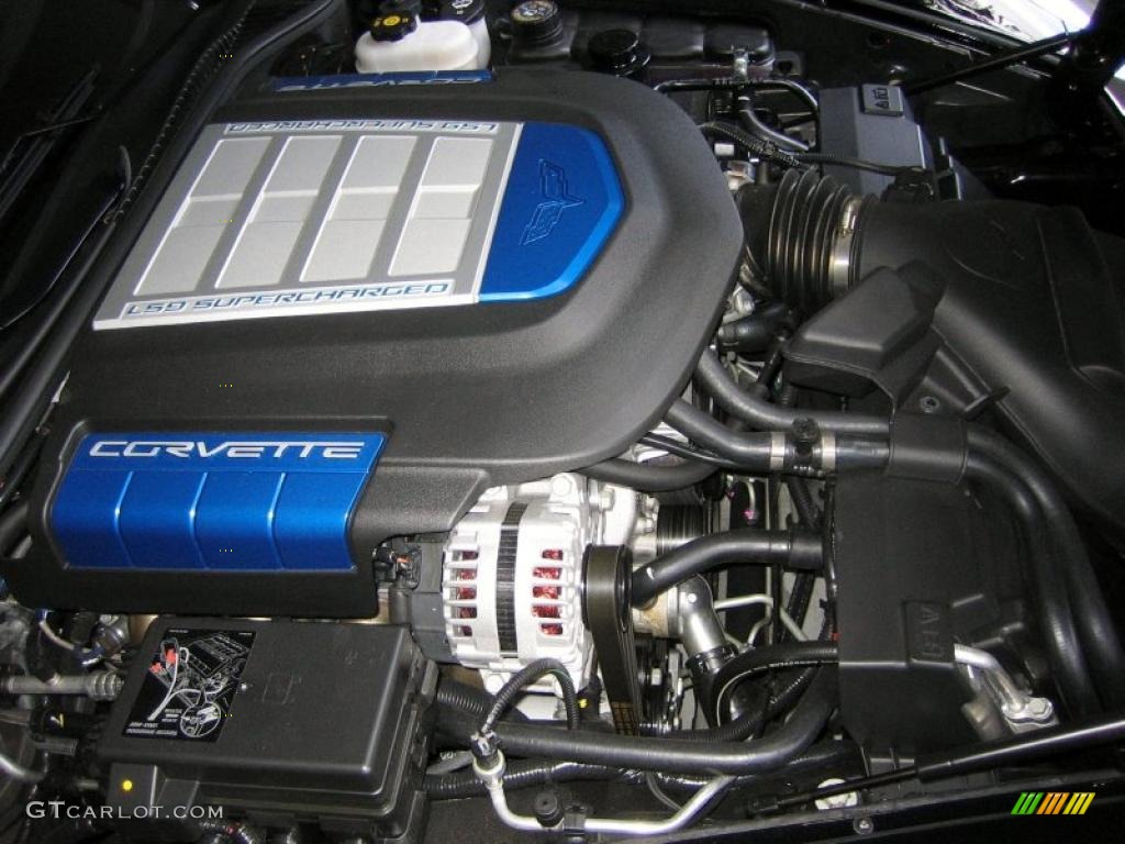 2010 Chevrolet Corvette ZR1 6.2 Liter Supercharged OHV 16-Valve LS9 V8 Engine Photo #49425220