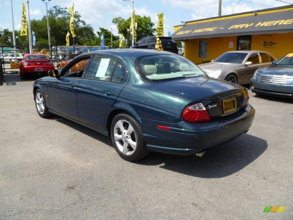 2003 S-Type 3.0 - Jaguar Racing Green / Sand photo #4