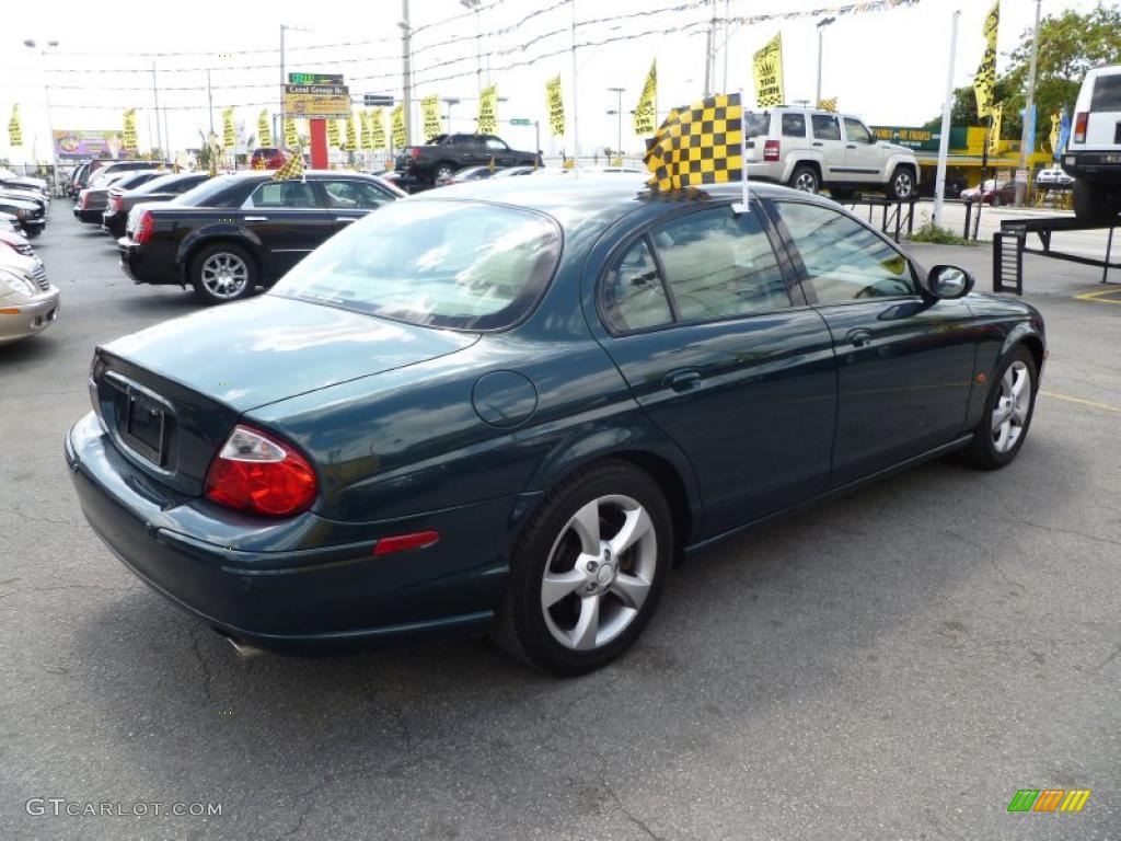 2003 S-Type 3.0 - Jaguar Racing Green / Sand photo #6