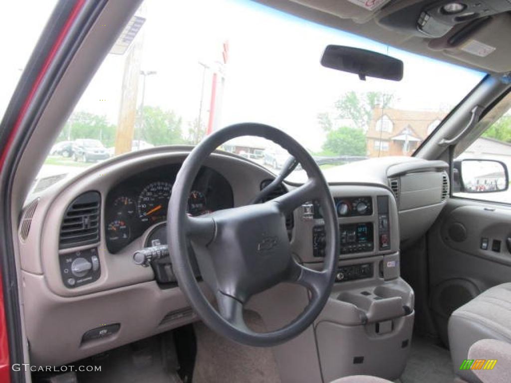 2000 Chevrolet Astro LS Passenger Van Medium Gray Dashboard Photo #49426774