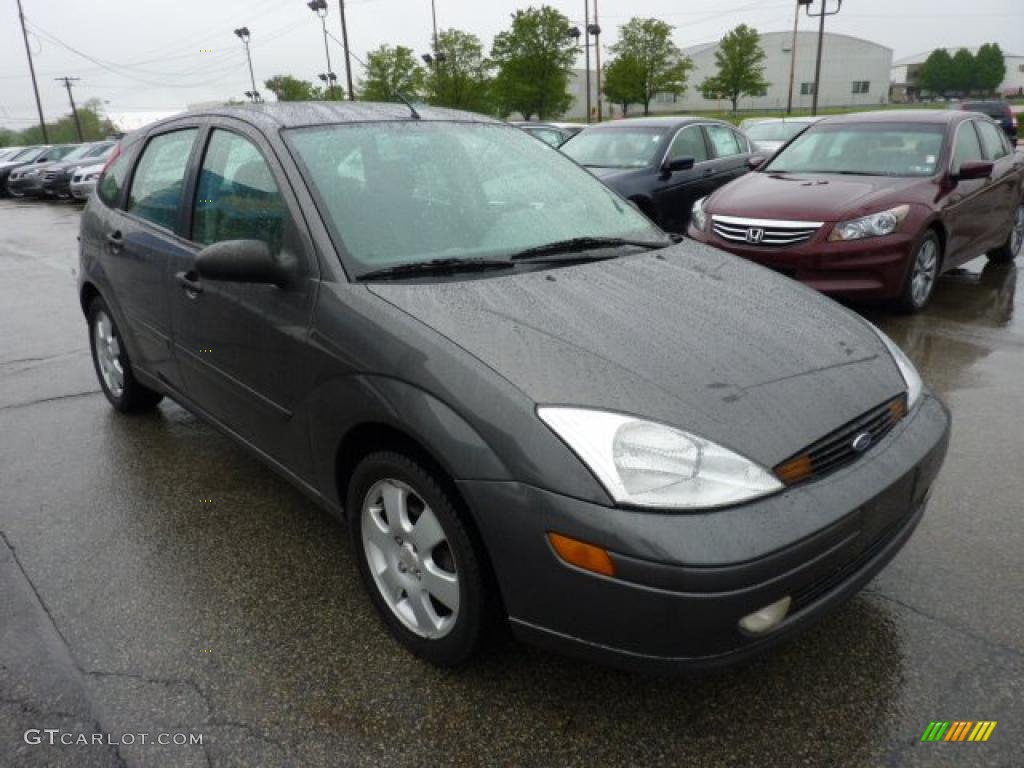 Liquid Grey Metallic 2002 Ford Focus ZX5 Hatchback Exterior Photo #49426885