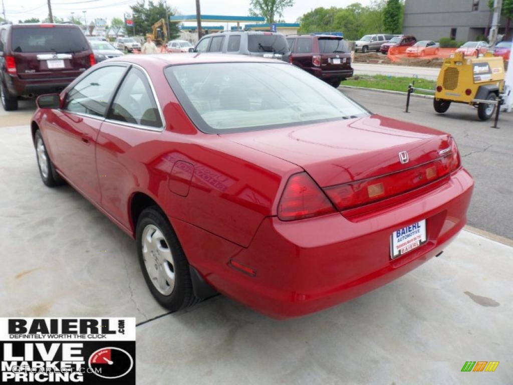 1998 Accord EX Coupe - San Marino Red / Ivory photo #4