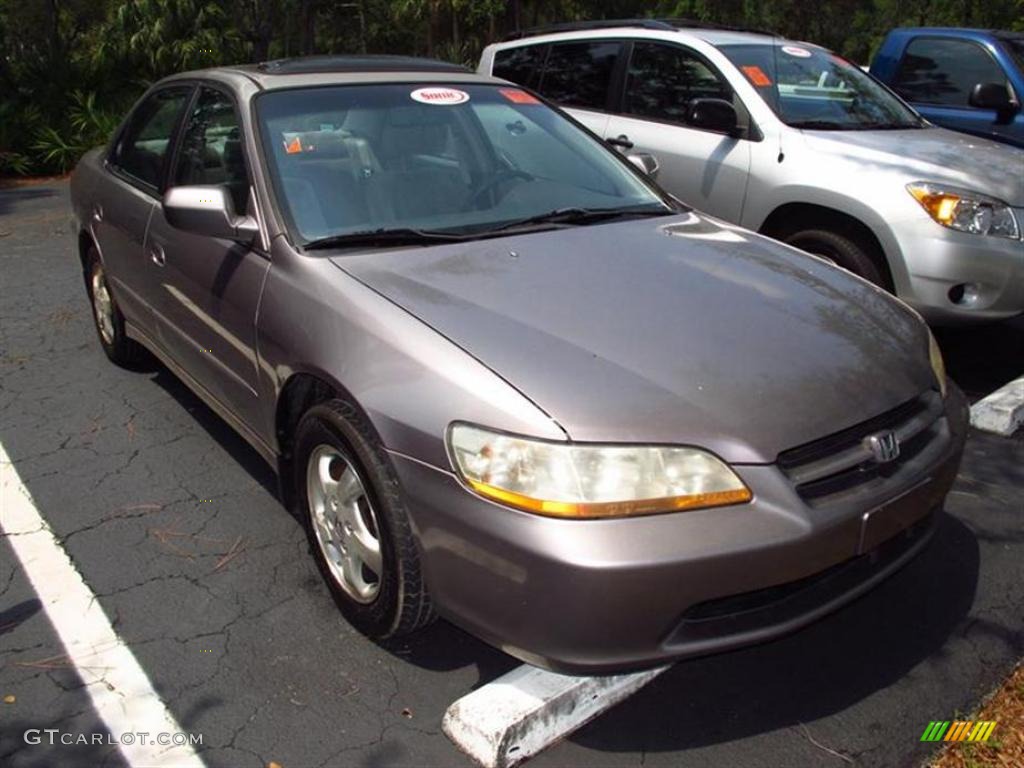 2000 Accord EX Sedan - Signet Silver Metallic / Ivory photo #1