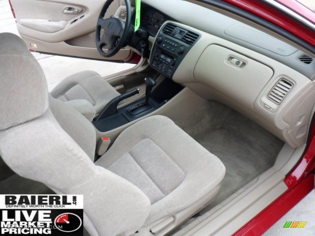 1998 Accord EX Coupe - San Marino Red / Ivory photo #17