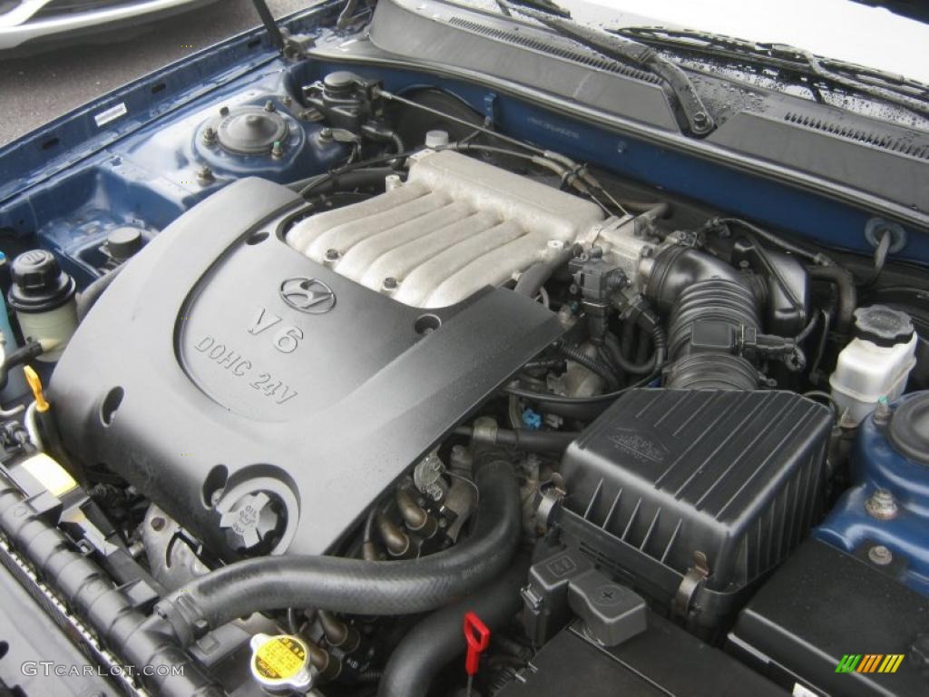 2004 Sonata V6 - Ardor Blue / Black photo #12