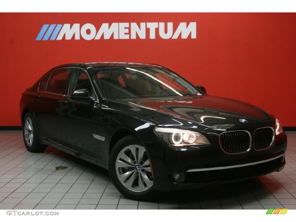 2012 7 Series 740Li Sedan - Black Sapphire Metallic / Black photo #1