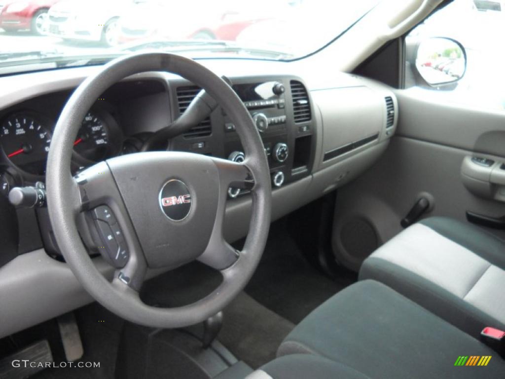 Dark Titanium Interior 2007 GMC Sierra 1500 Regular Cab 4x4 Photo #49431943