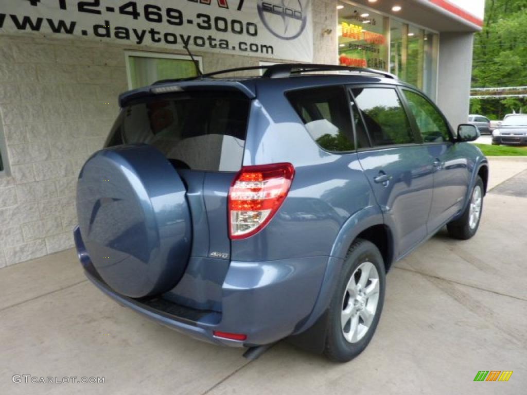 2011 RAV4 Limited 4WD - Pacific Blue Metallic / Ash photo #2