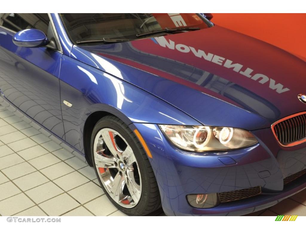 2007 3 Series 335i Convertible - Montego Blue Metallic / Beige photo #15