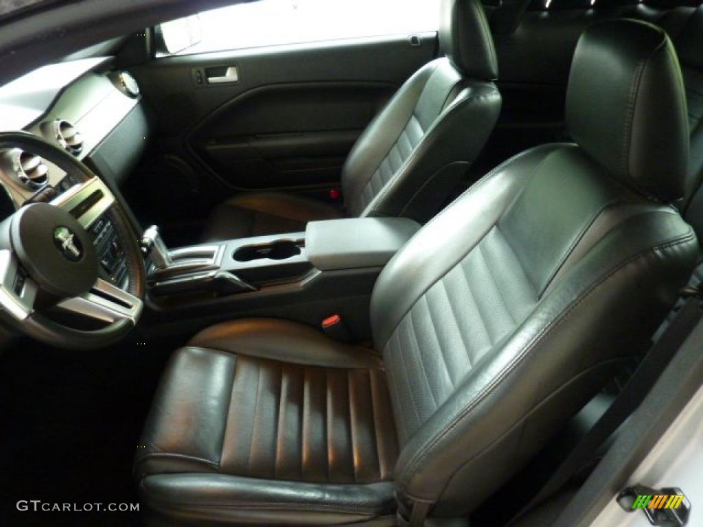 2006 Mustang GT Premium Coupe - Satin Silver Metallic / Dark Charcoal photo #8