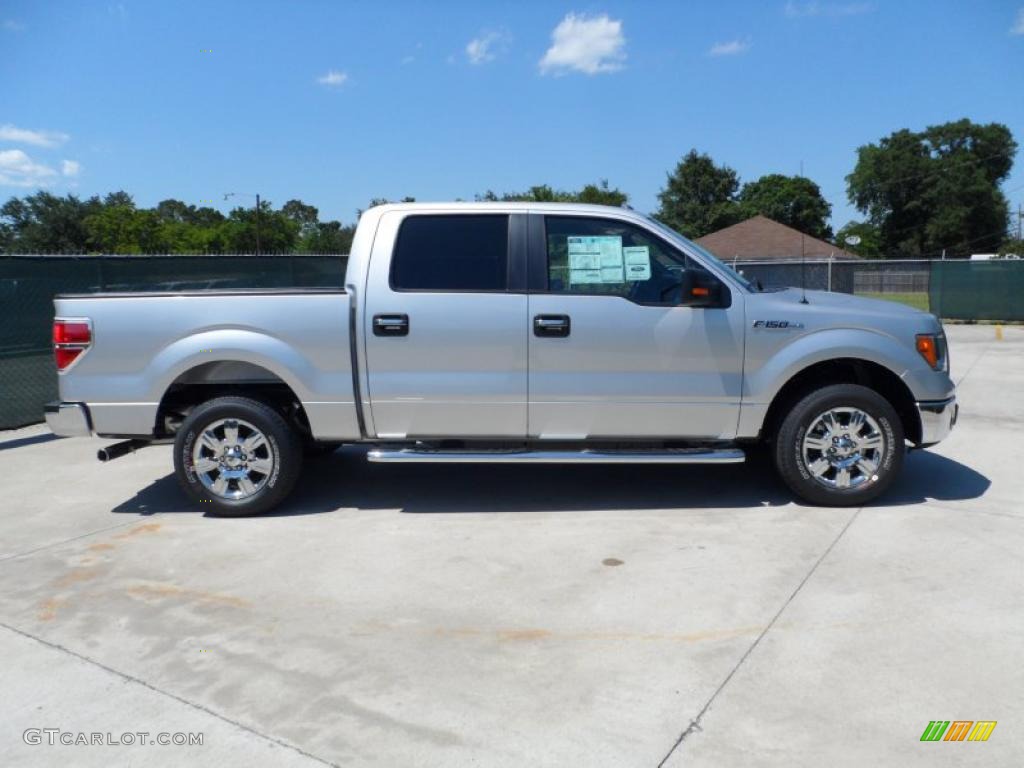 2011 F150 Texas Edition SuperCrew - Ingot Silver Metallic / Steel Gray photo #2