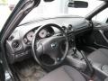 Black 2002 Mazda MX-5 Miata Roadster Interior Color