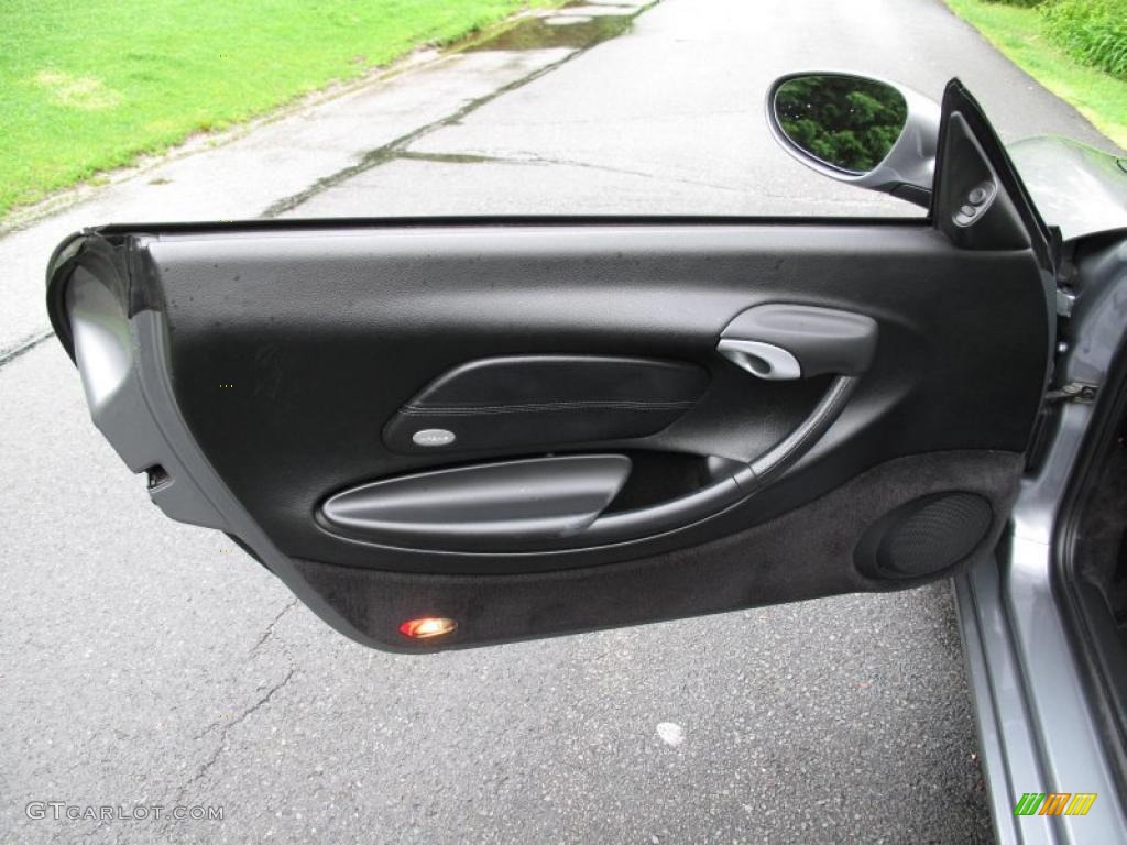2004 Porsche Boxster Standard Boxster Model Black Door Panel Photo #49434847