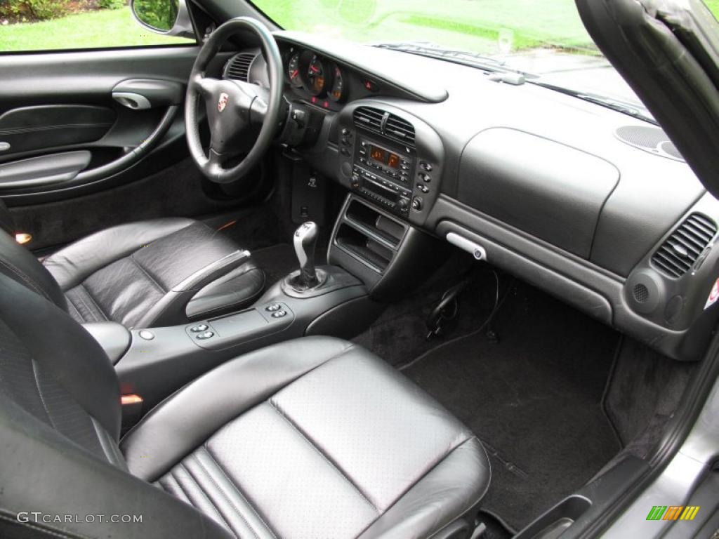 2004 Porsche Boxster Standard Boxster Model Black Dashboard Photo #49434862