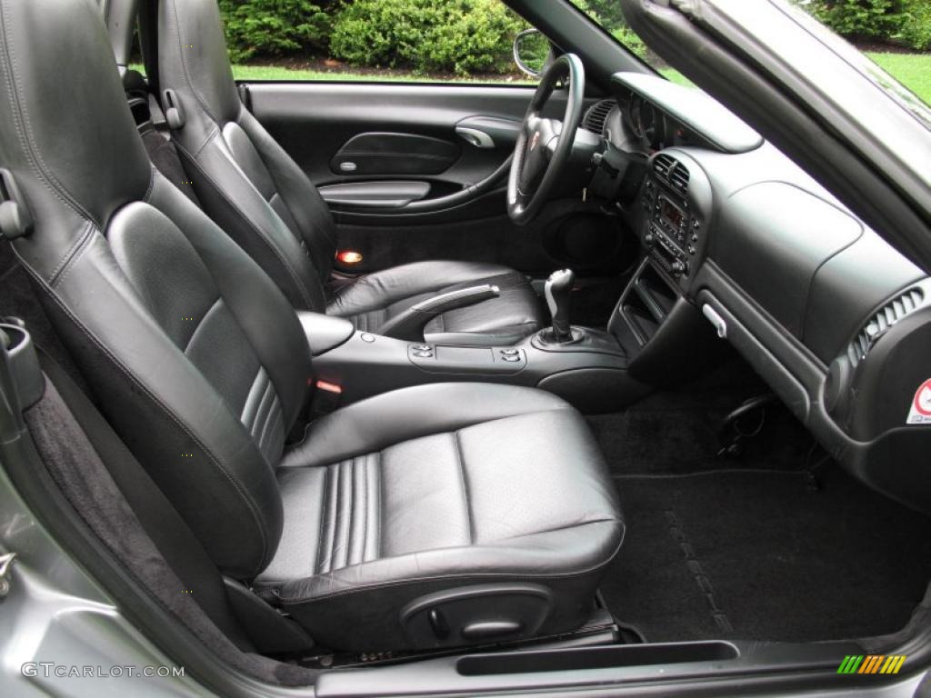 Black Interior 2004 Porsche Boxster Standard Boxster Model Photo #49434877