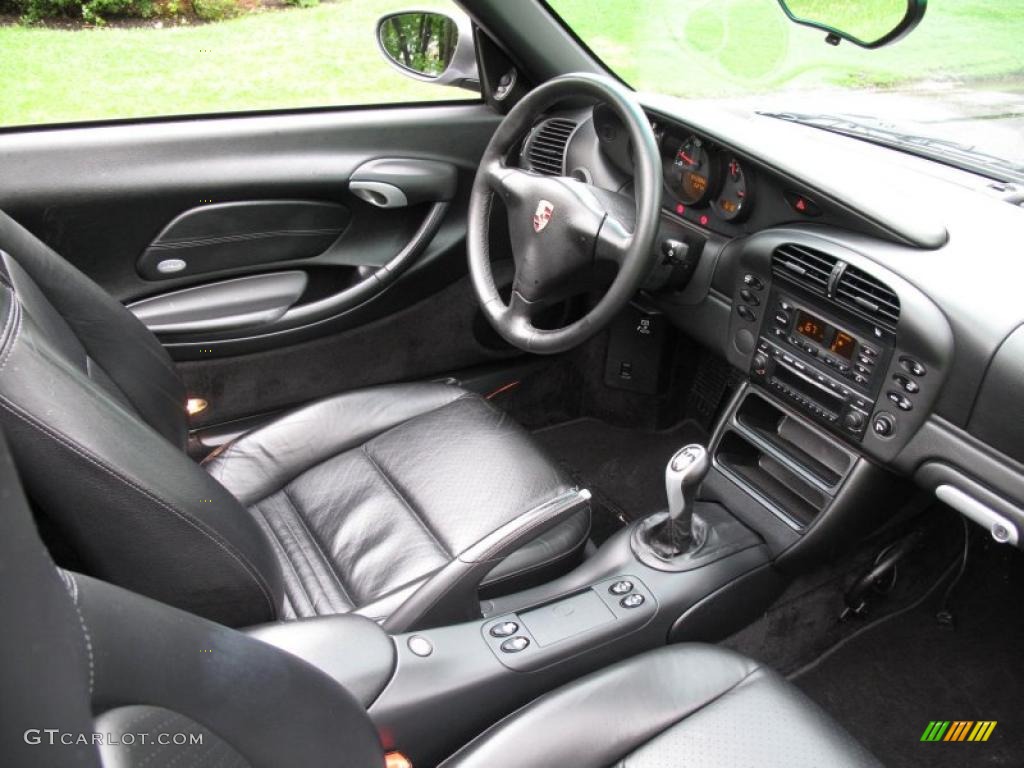 Black Interior 2004 Porsche Boxster Standard Boxster Model Photo #49434892