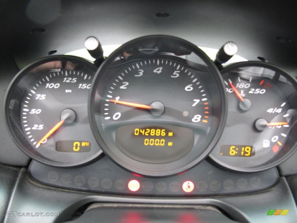 2004 Porsche Boxster Standard Boxster Model Gauges Photo #49434940