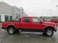 Red 2008 Ford F250 Super Duty FX4 Crew Cab 4x4 Exterior