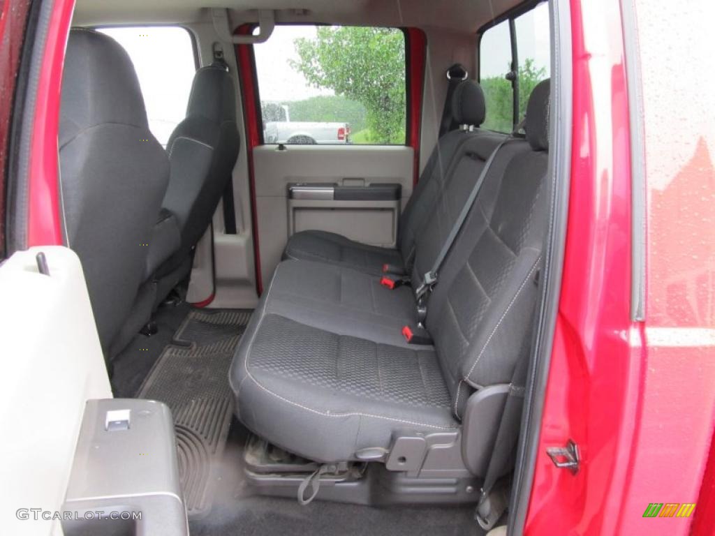 Ebony Interior 2008 Ford F250 Super Duty FX4 Crew Cab 4x4 Photo #49435843