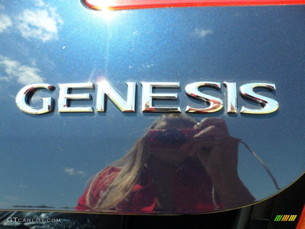 2011 Genesis 3.8 Sedan - Sapphire Blue Pearl / Cashmere photo #15