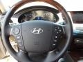 Jet Black 2011 Hyundai Genesis 4.6 Sedan Steering Wheel