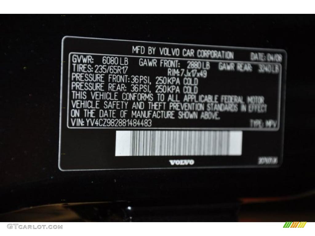 2008 XC90 3.2 AWD - Magic Blue Metallic / Sandstone photo #9