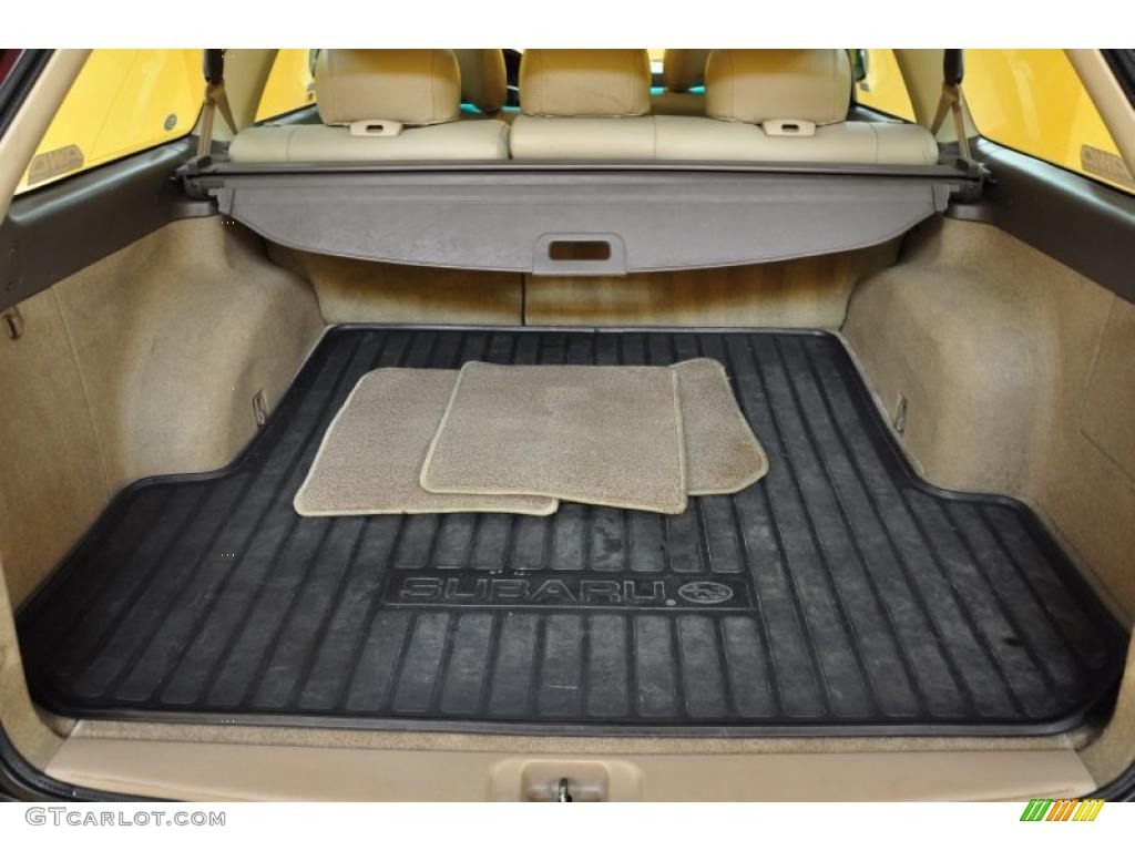 2001 Outback L.L.Bean Edition Wagon - Winestone Red Pearl / Beige photo #12