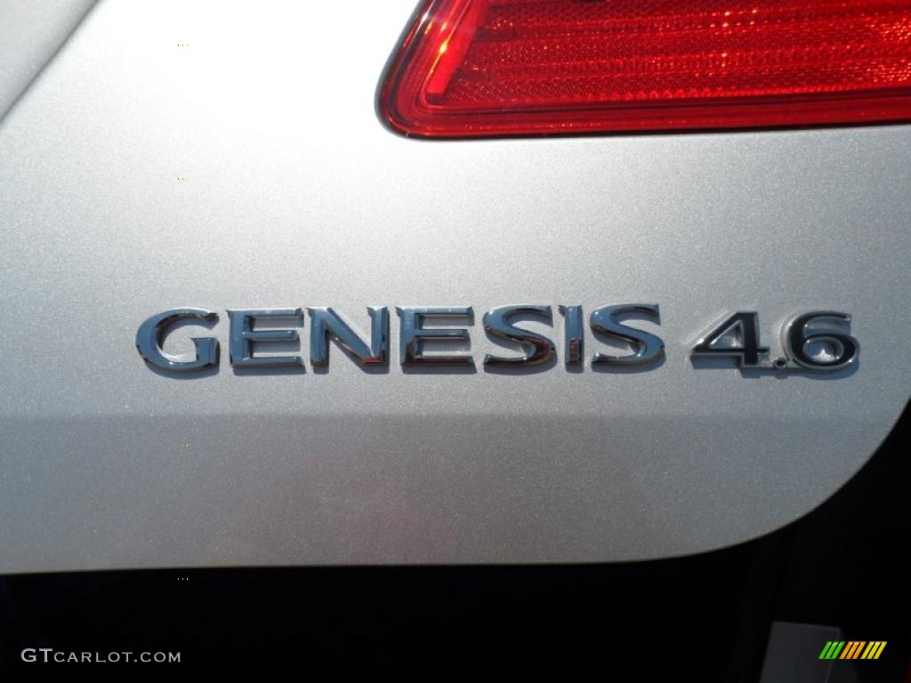2011 Genesis 4.6 Sedan - Platinum Metallic / Jet Black photo #15