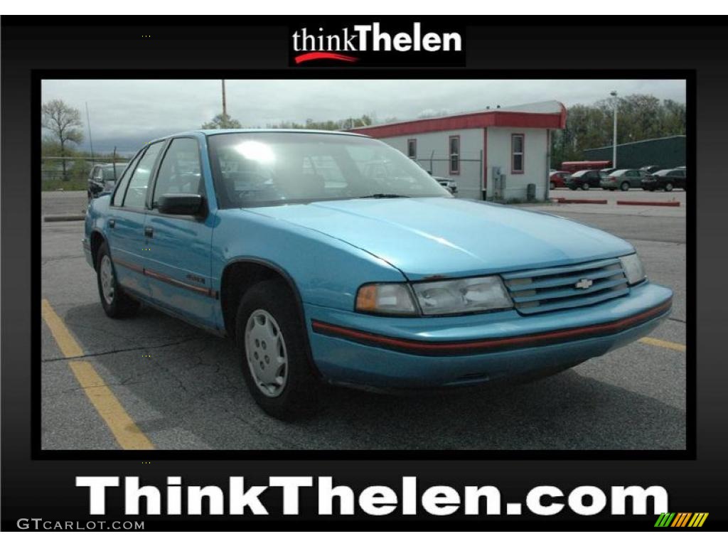 1992 Lumina Euro Sedan - Medium Maui Blue Metallic / Blue photo #1