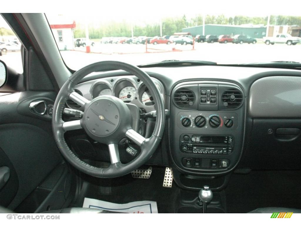 2004 Chrysler PT Cruiser GT Dark Slate Gray Dashboard Photo #49441198