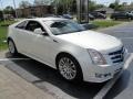 White Diamond Tricoat 2011 Cadillac CTS Coupe Exterior