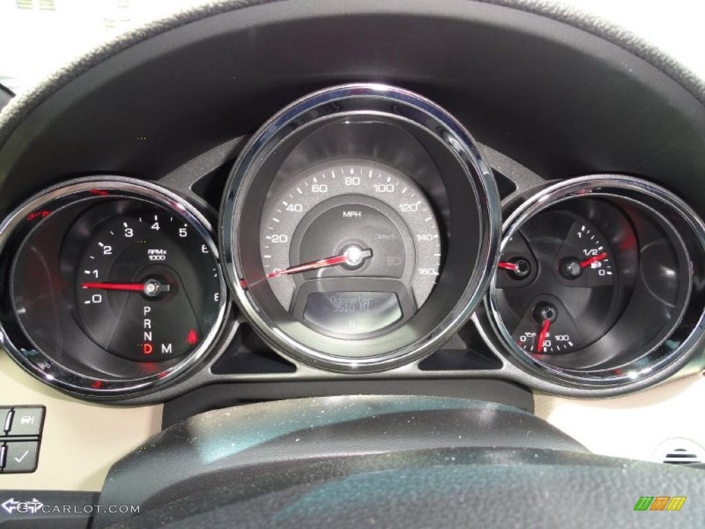 2011 Cadillac CTS Coupe Gauges Photo #49441480