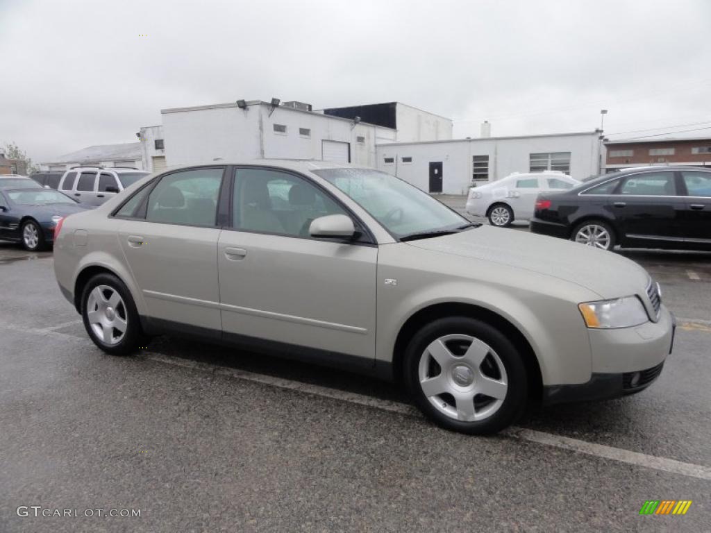 2004 A4 1.8T quattro Sedan - Champagne Metallic / Beige photo #6