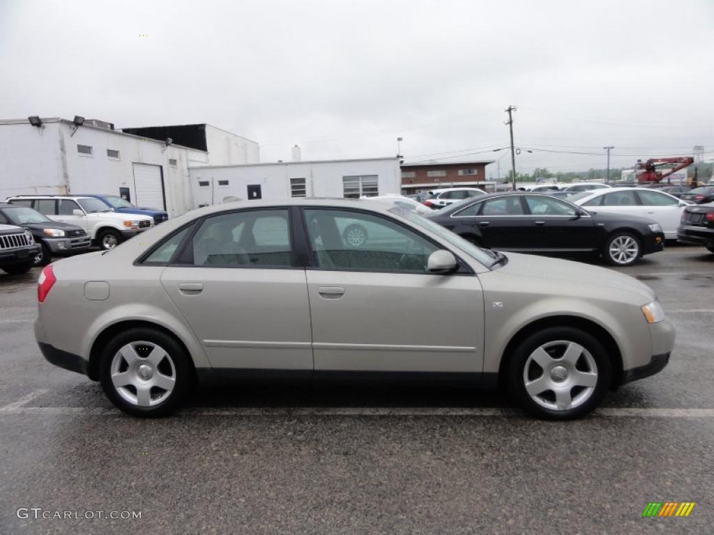 2004 A4 1.8T quattro Sedan - Champagne Metallic / Beige photo #7